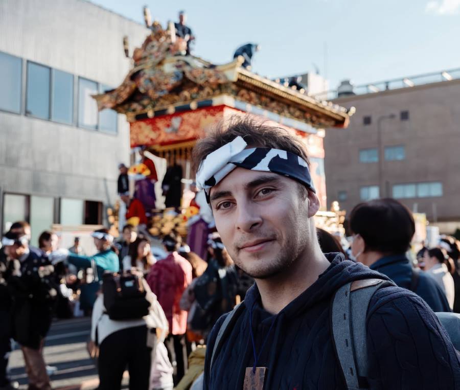 Photo de Ichiban Japan à un matsuri ou autrement dit un festival japonais du début printemps